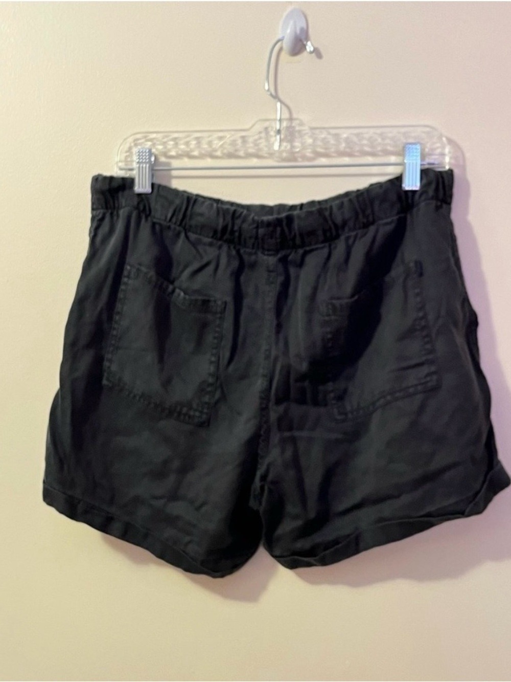 GAP Lyocell Pull On Shorts Bundle Black Khaki Elastic Waist Drawstring S - Picture 8 of 13